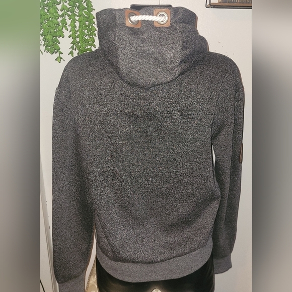 Paraffin Platinum Grey Heathered Hoodie M - Picture 6 of 9